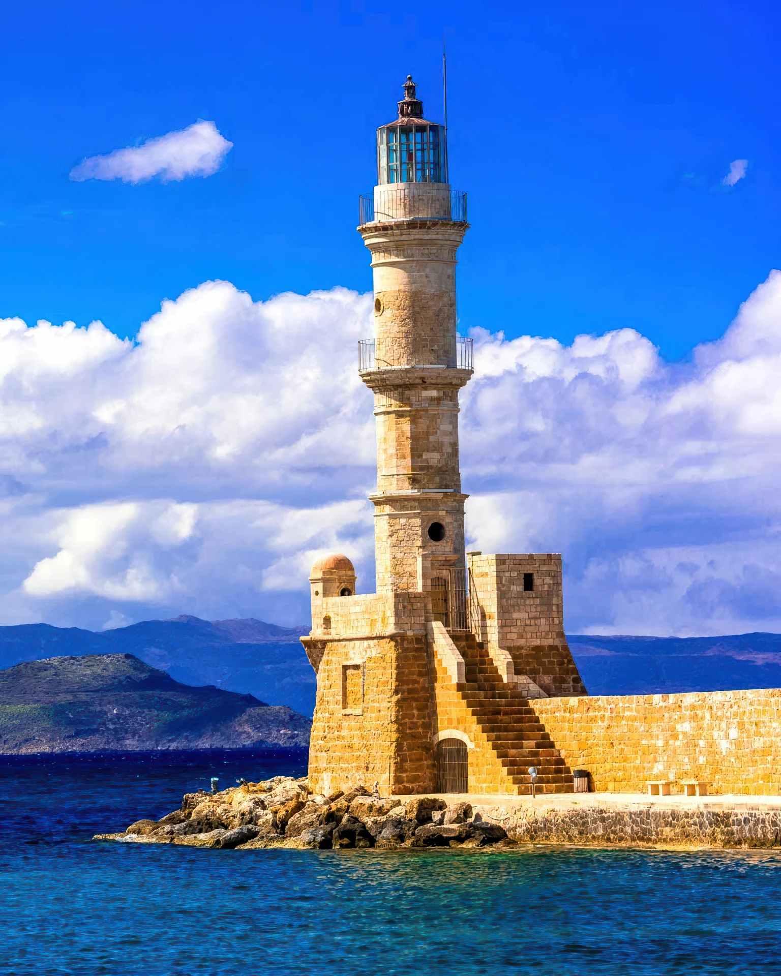 A lighthouse in Chania Crete Greece | Solo Travel For Women | Sisterhood Travels Group Tours
