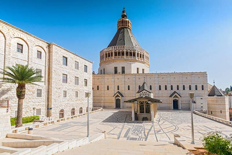 Basilica of the Annunciation exterior 2 1 | Solo Travel For Women | Sisterhood Travels Group Tours
