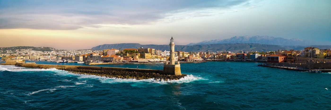 Chania Old Town Pano 1400 | Solo Travel For Women | Sisterhood Travels Group Tours