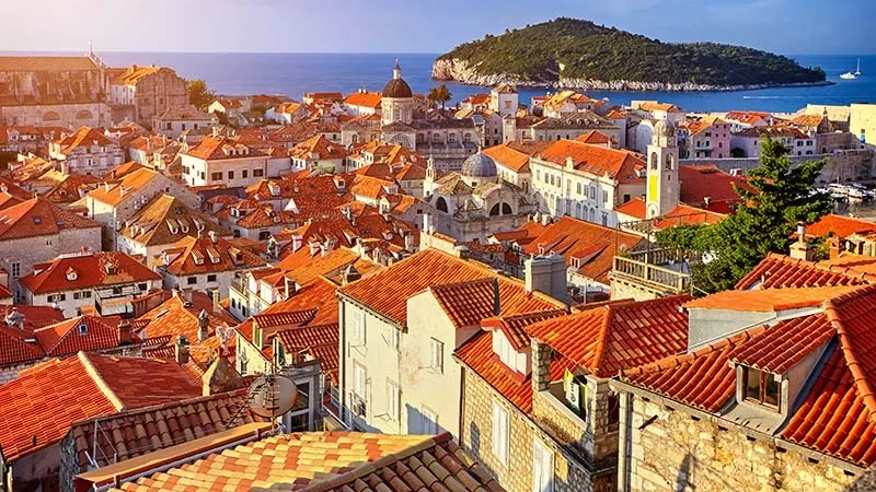 Dubrovnik red roofs