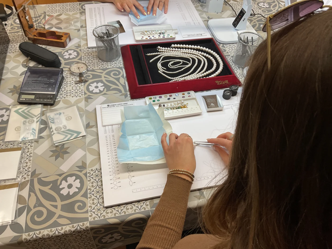 Gival Atelier Selecting Stones 1400 | Solo Travel For Women | Sisterhood Travels Group Tours