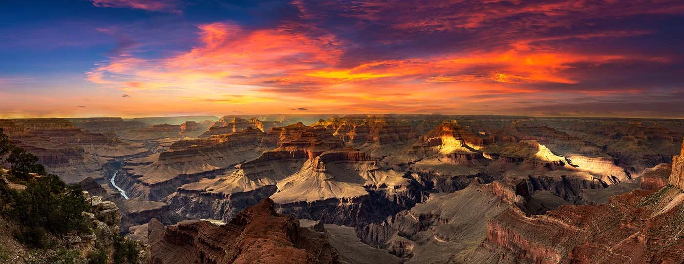 Grand Canyon Sunset Pano