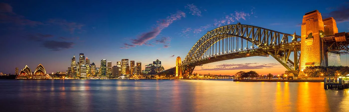 Harbour Bridge at night