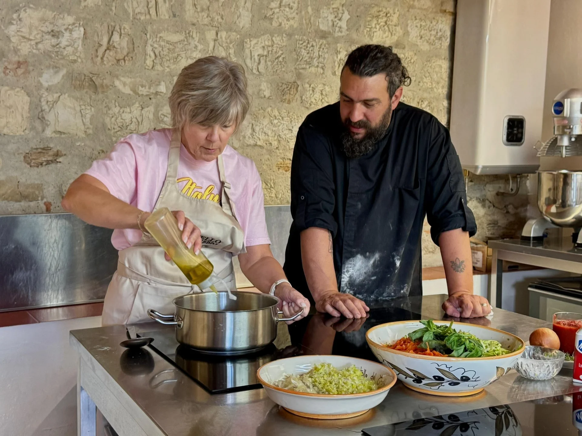 cooking class in italy