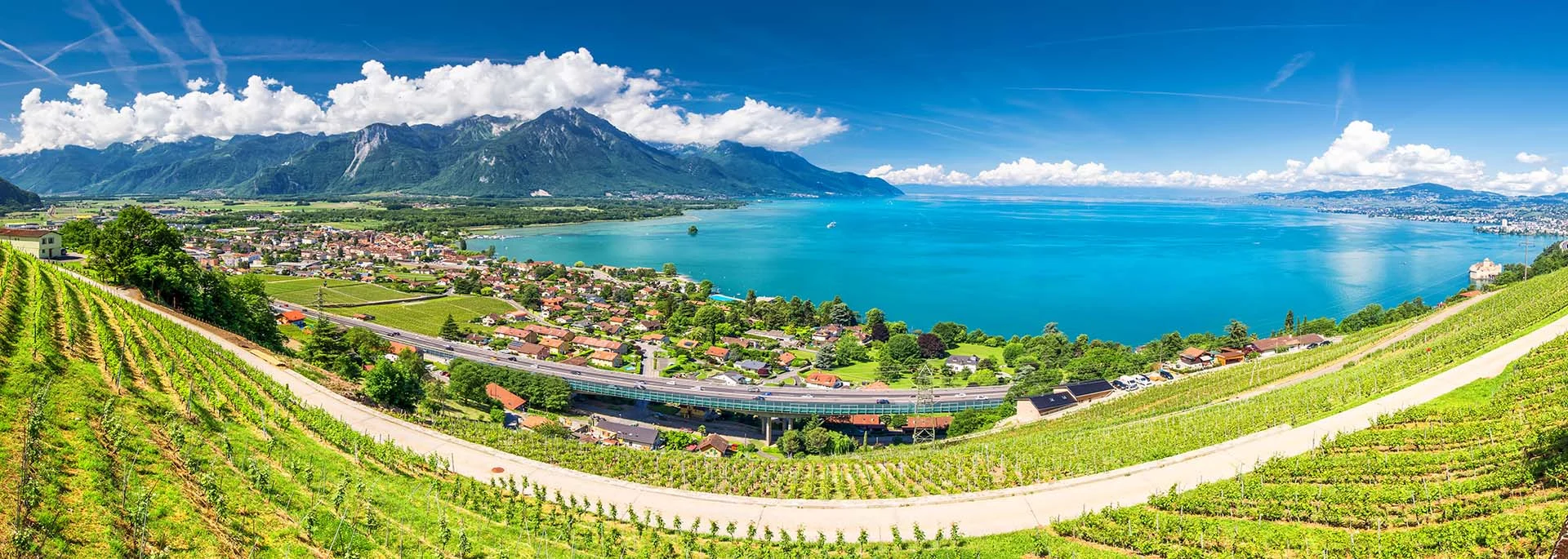 Montreux City Lake Pano