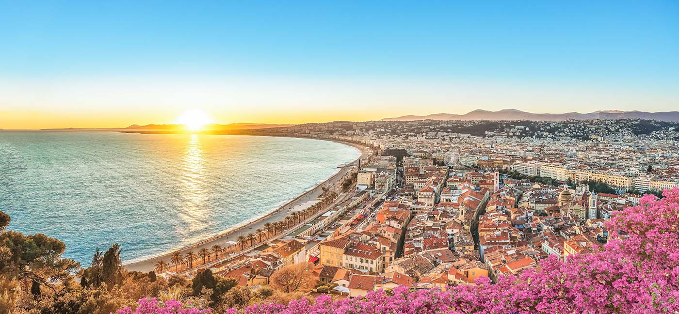 France - Nice panorama cityscape