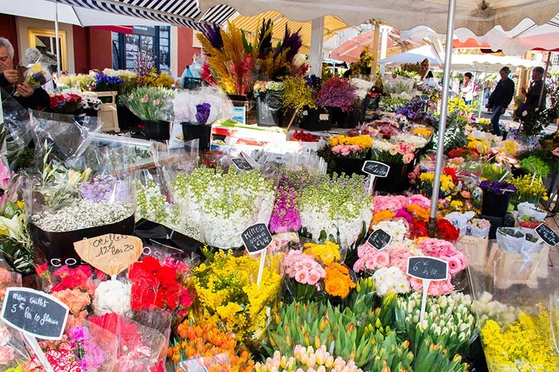 Nices famed flower market 800 | Solo Travel For Women | Sisterhood Travels Group Tours
