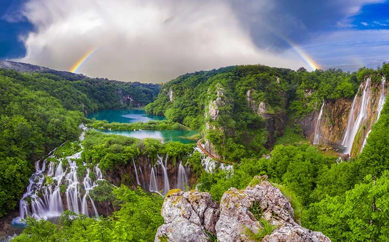 Plitvice Lakes National Park falls