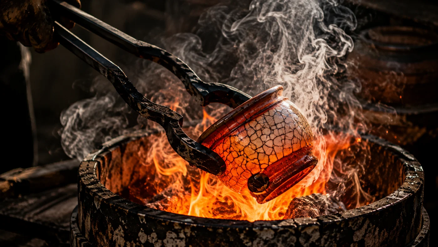 Raku firing 1400 | Solo Travel For Women | Sisterhood Travels Group Tours