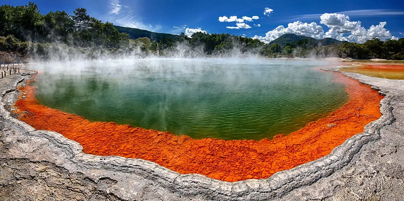 Rotorua geothermal landscape