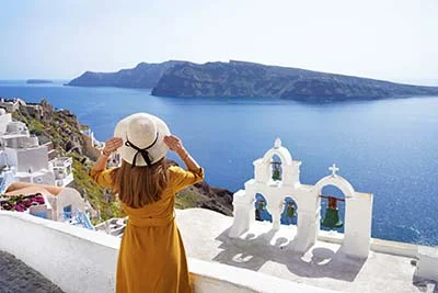 Santorini Woman