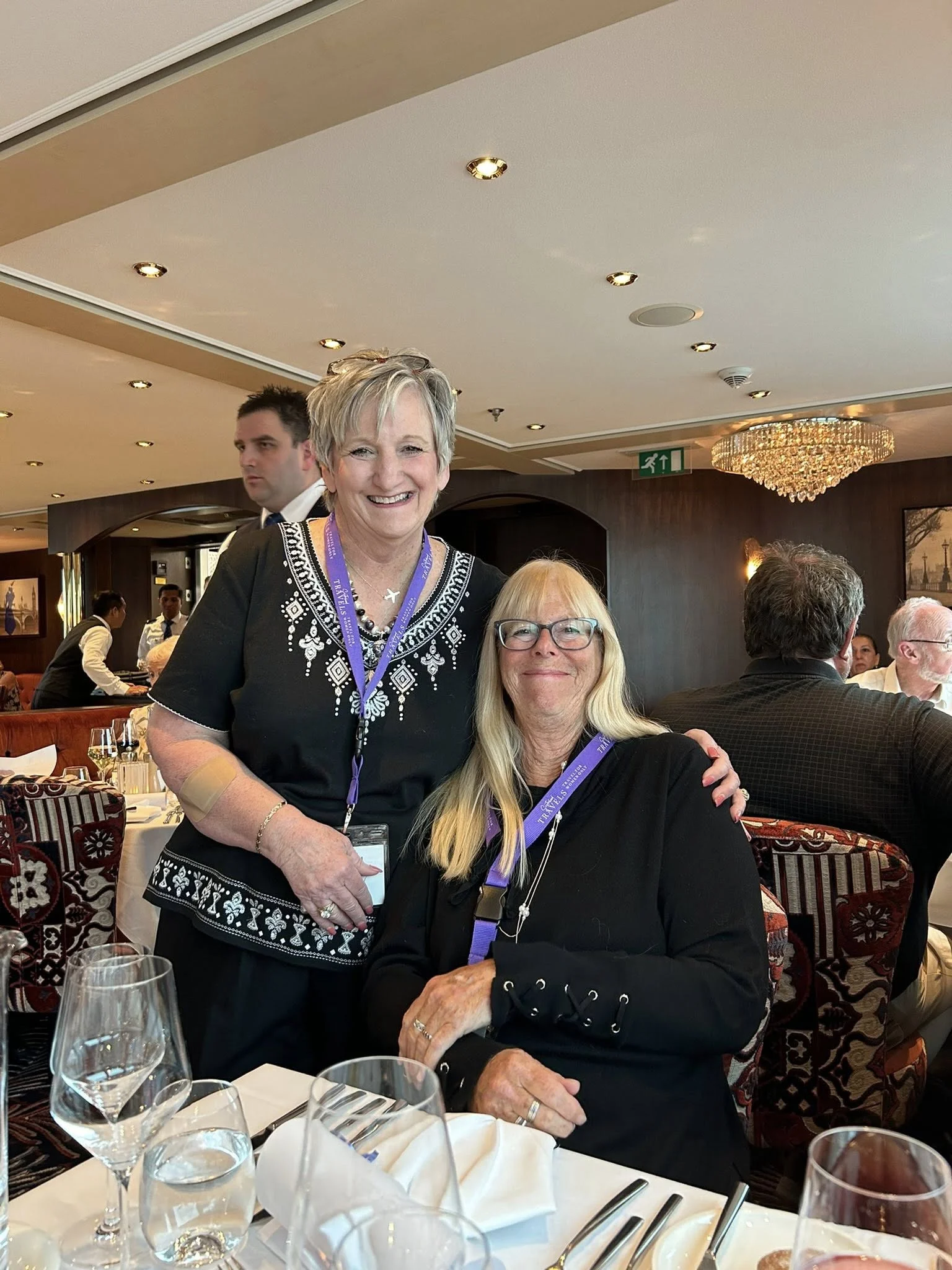 women enjoying a sisterhood travel trip