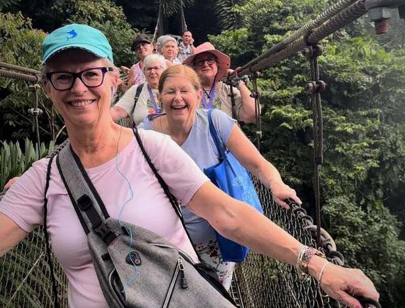 Sisterhood Travels walks the bridge