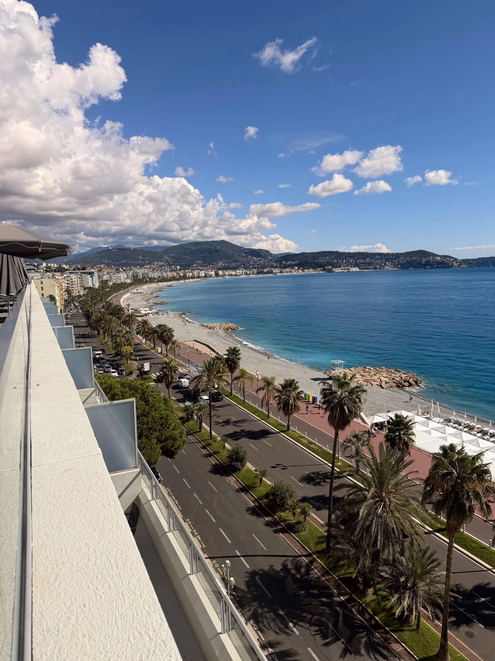 My Experience Traveling With Sisterhood Travels: What You Can Expect On Your First Trip 6 view from the rooftop bar at Radisson Blu in Nice