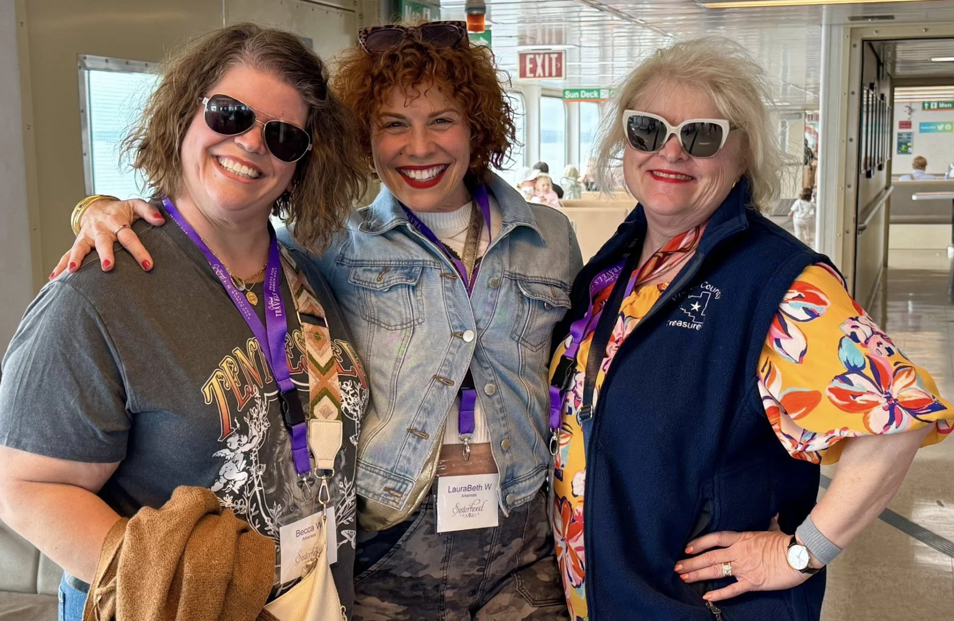 making friends on a women's only group tour