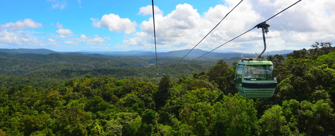 Skyrail Rainforest Cableway Pano 1400 | Solo Travel For Women | Sisterhood Travels Group Tours