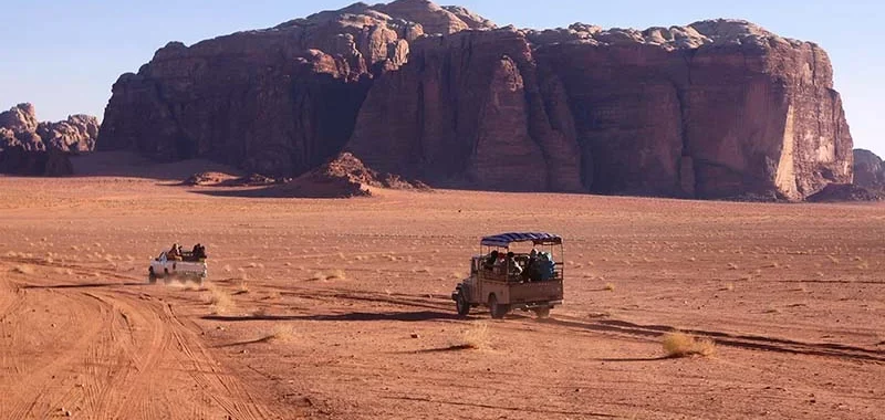 Wadi Rum car 1 e1689702878681 | Solo Travel For Women | Sisterhood Travels Group Tours