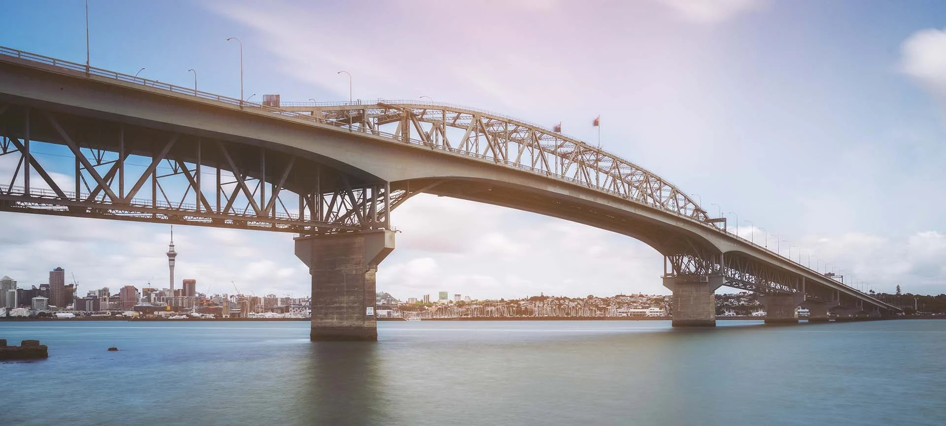 auckland harbour bridge pano