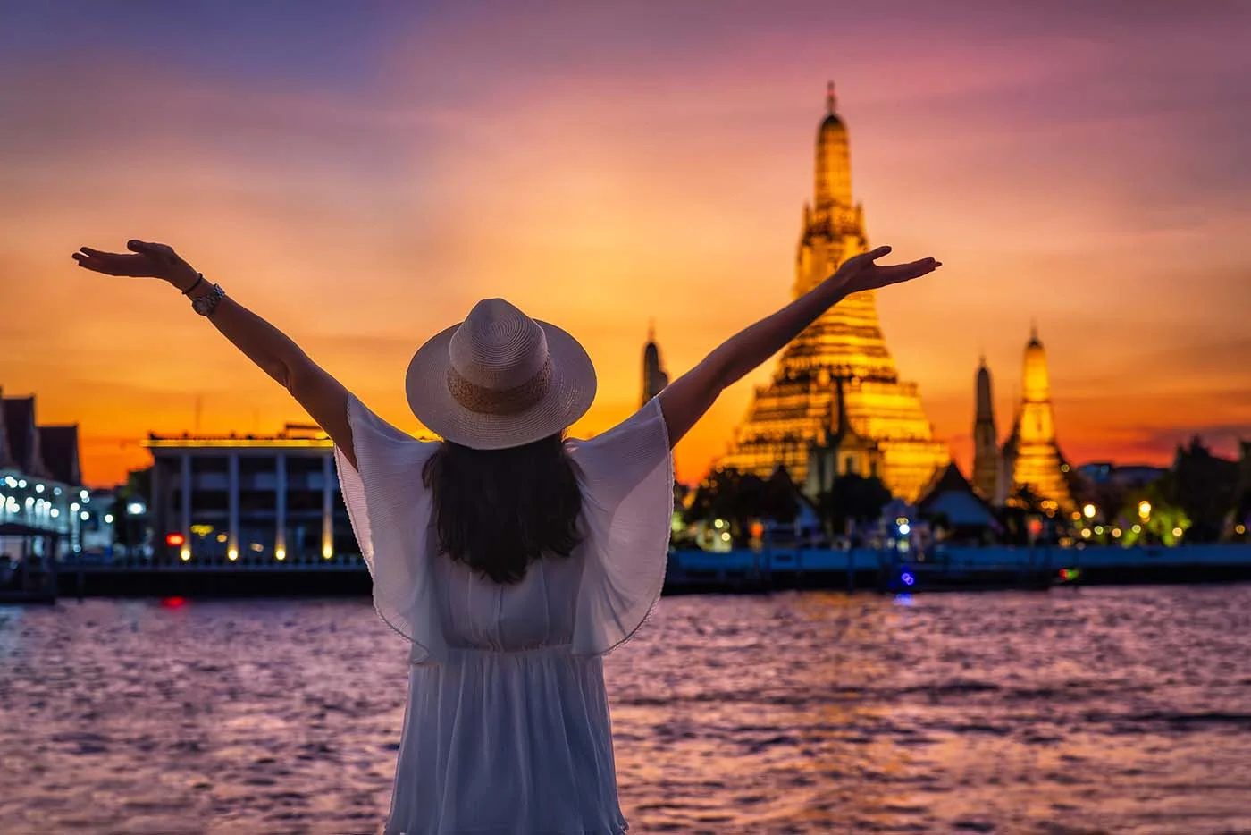 bangkok sunset