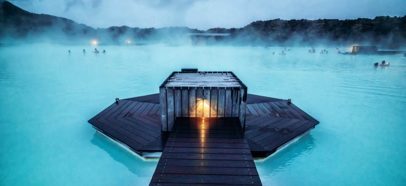 Luxury Iceland Geothermal Escape for Women 16 blue lagoon panorama 1400 | Solo Travel For Women | Sisterhood Travels Group Tours
