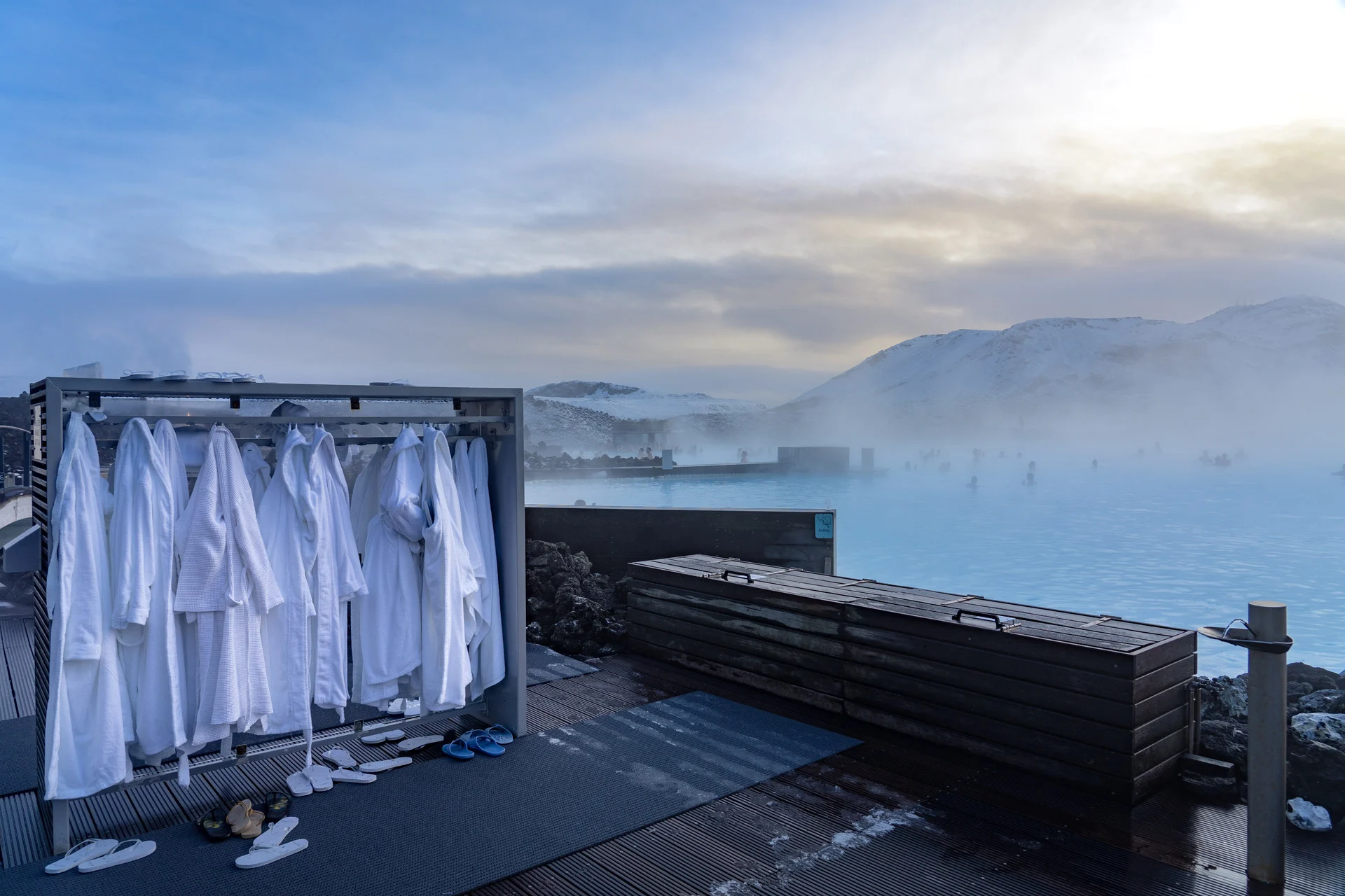 Luxury Iceland Geothermal Escape for Women 5 blue-lagoon-spa-bathrobes