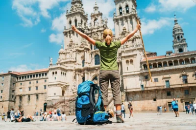 camino hiker woman