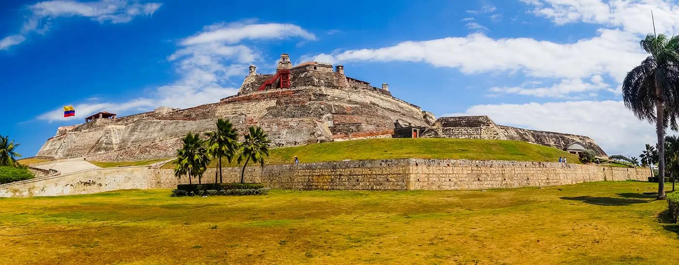 cartagena san felipe castle pano