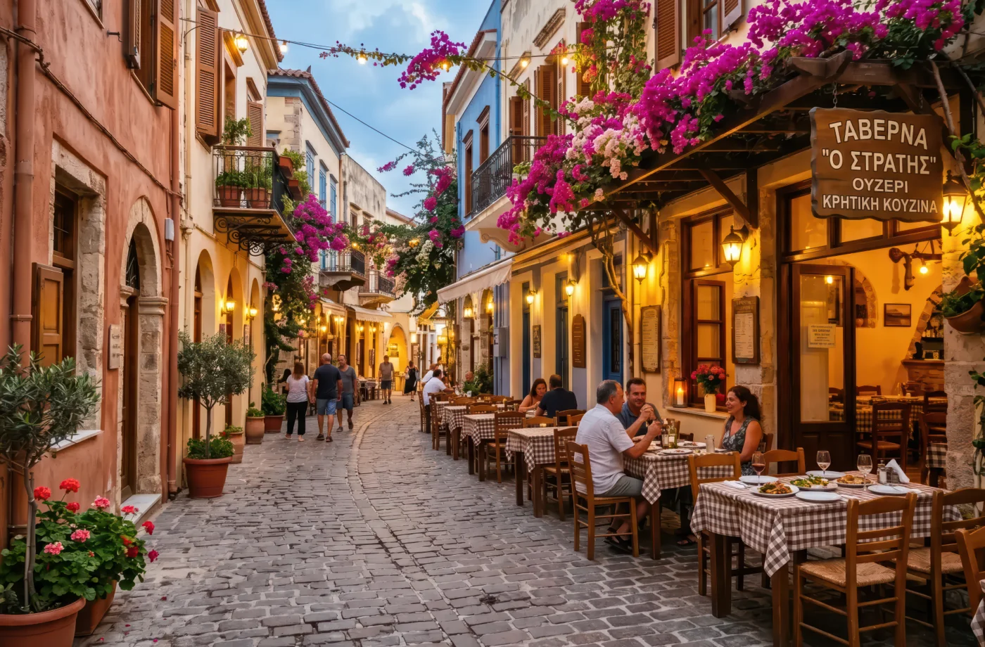 chania old town cafe 1400 | Solo Travel For Women | Sisterhood Travels Group Tours