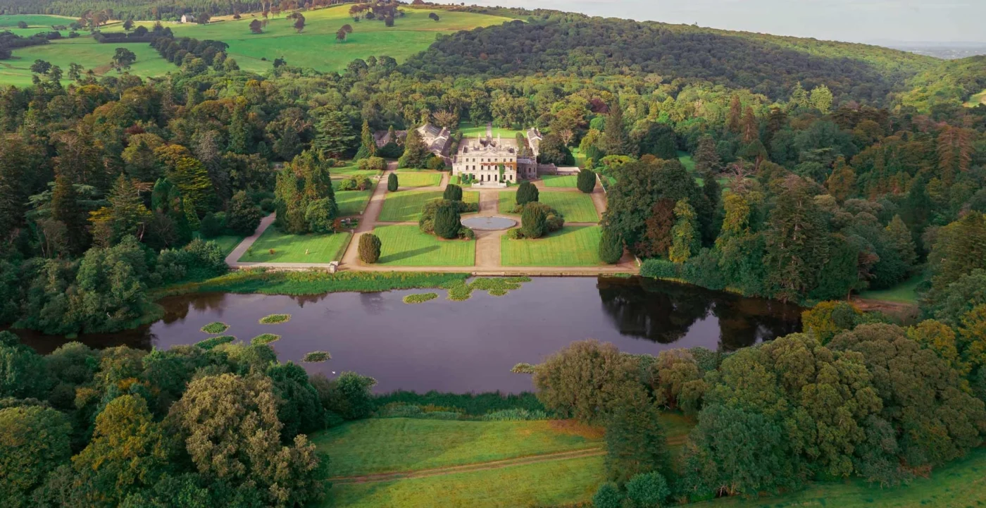 curraghmore house aerial 1400 | Solo Travel For Women | Sisterhood Travels Group Tours