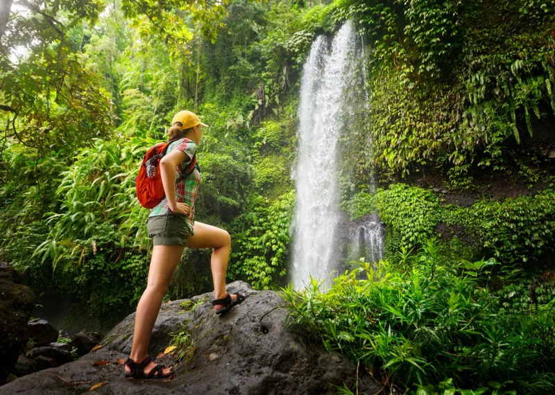 eco tourism woman