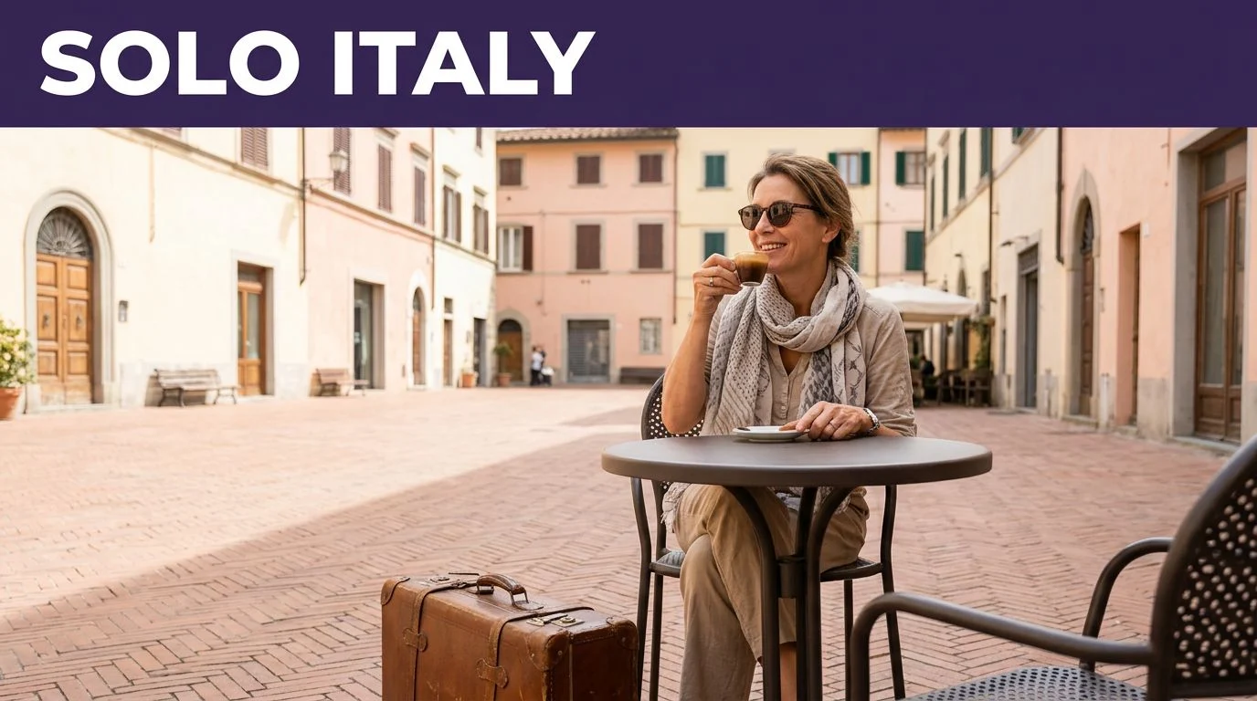 solo travel in Italy