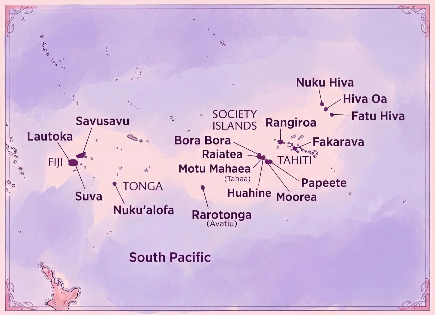 fiji map