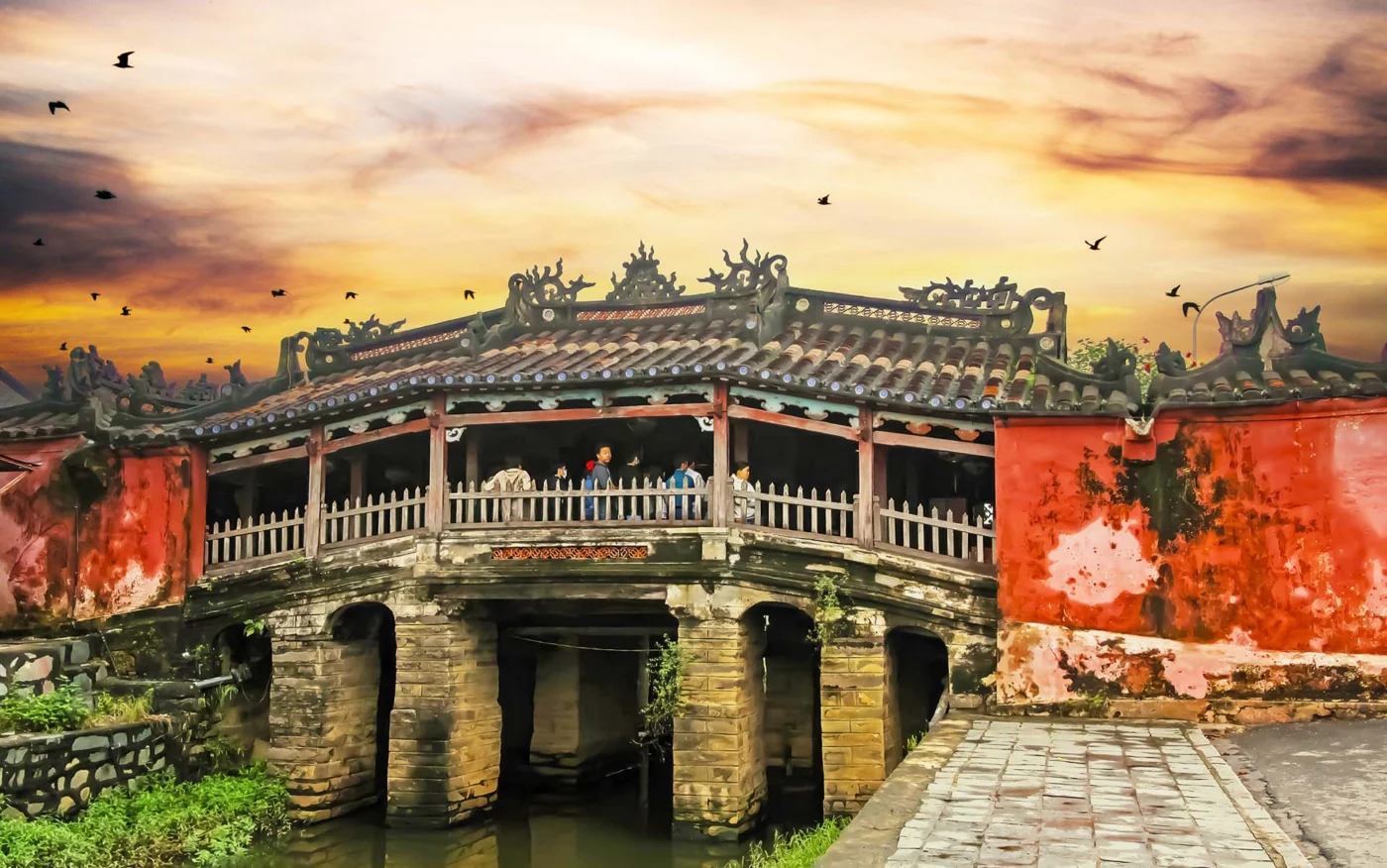 hoi an ancient town bridge 1400 | Solo Travel For Women | Sisterhood Travels Group Tours