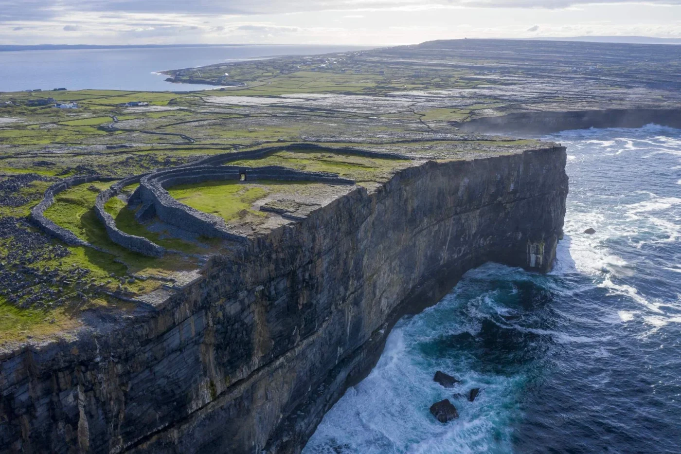 inis mor ireland drone 1 1400 | Solo Travel For Women | Sisterhood Travels Group Tours