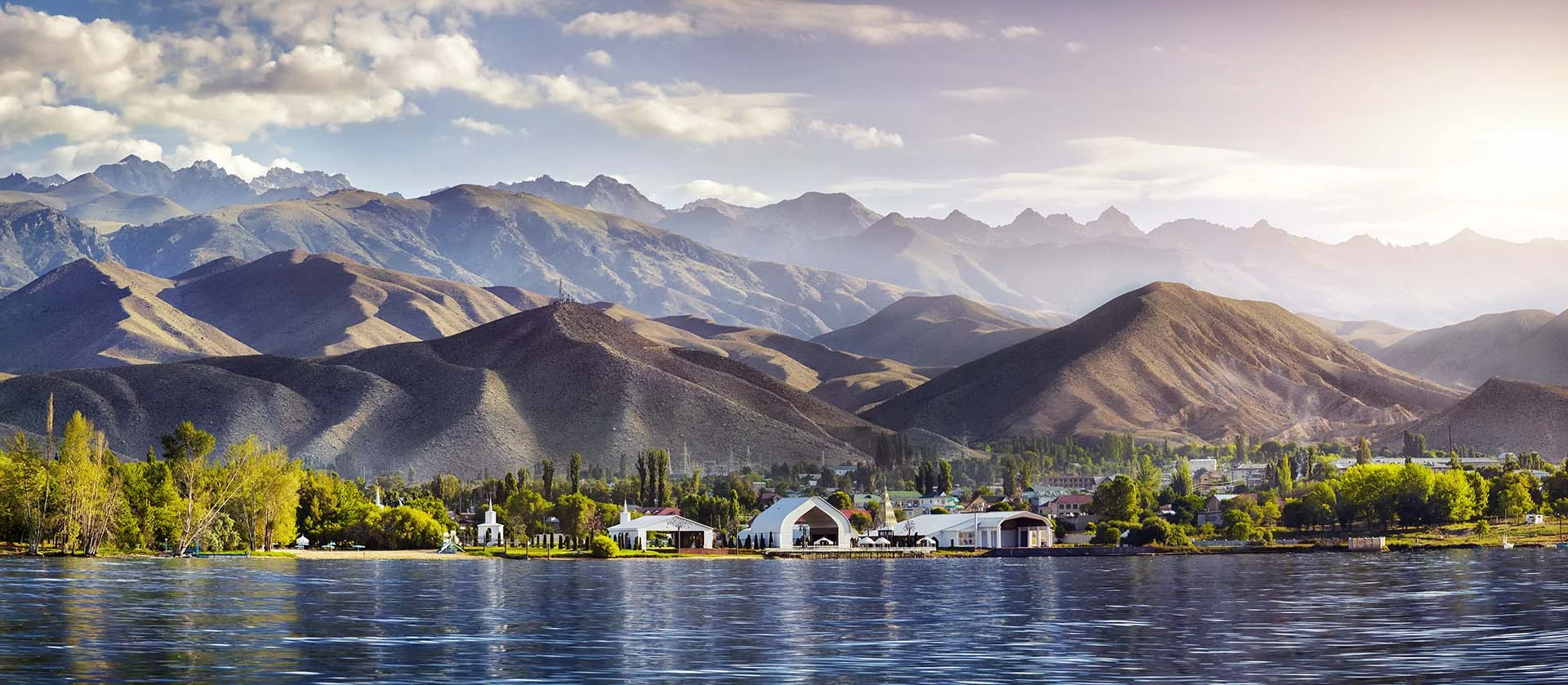 kyrgyzstan issyk kul lake pano