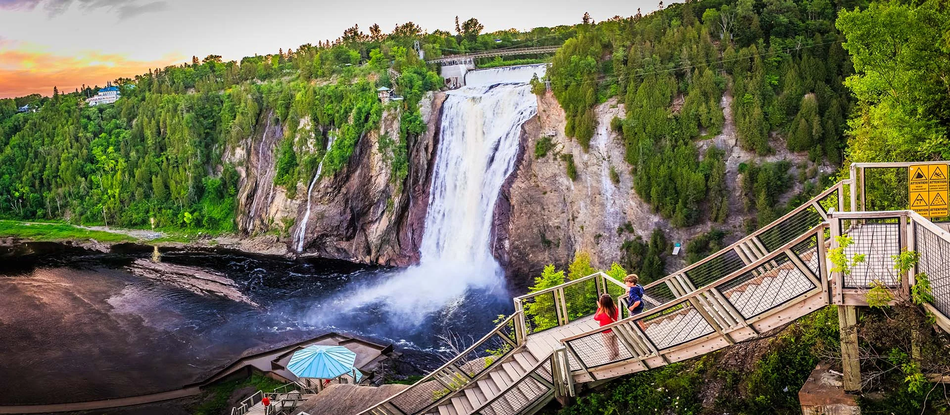 montmorency falls visitors