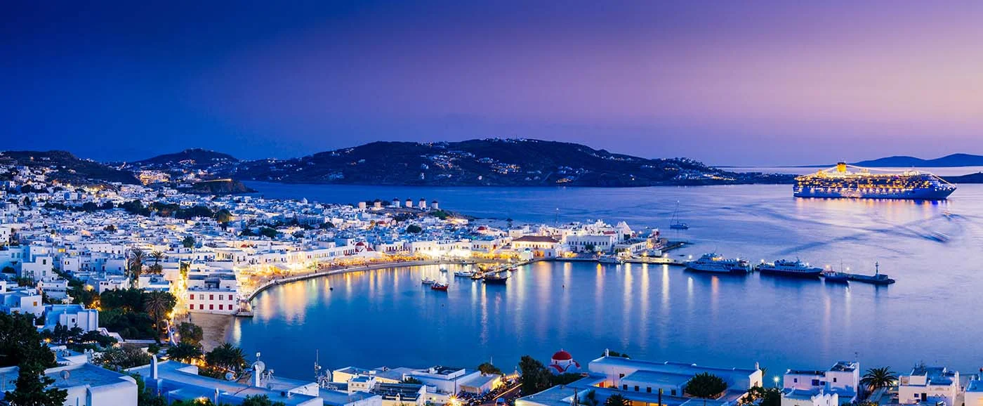 mykonos night