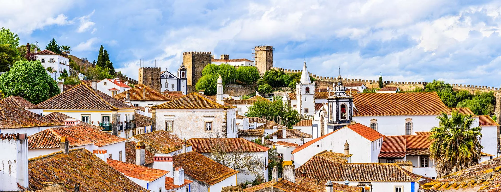 obidos portugal pano