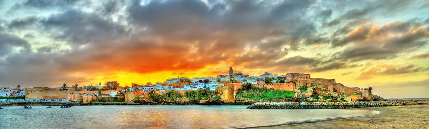 rabat pano sunset