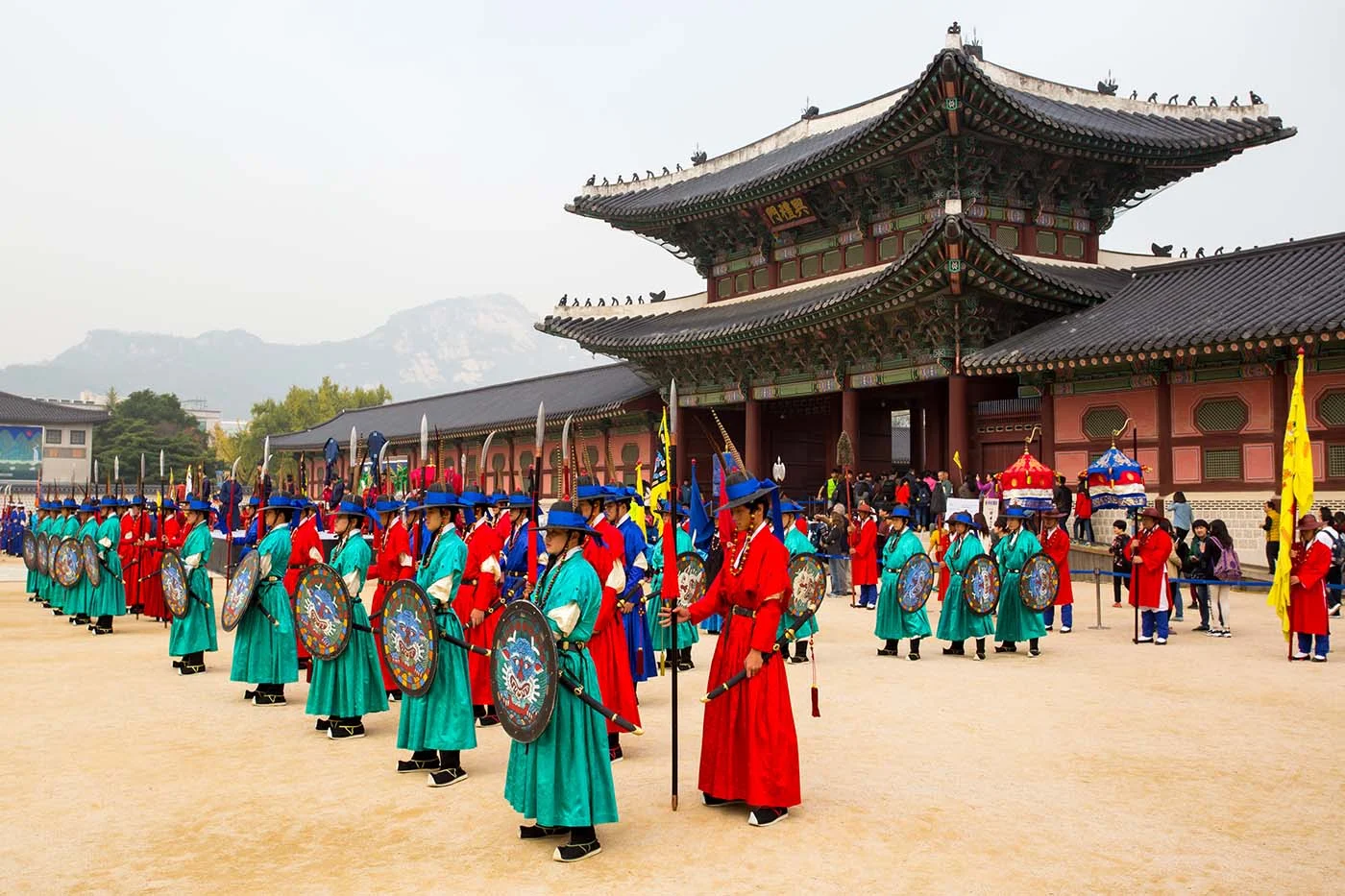 Gyeongbok Palace changing of the gaurd