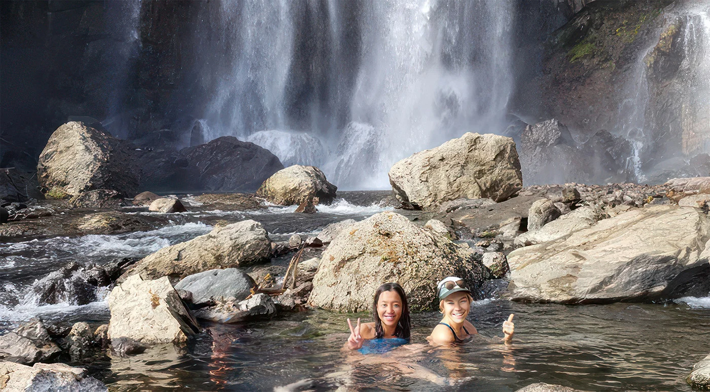 Sisterhood Travels swimming Dunanda falls