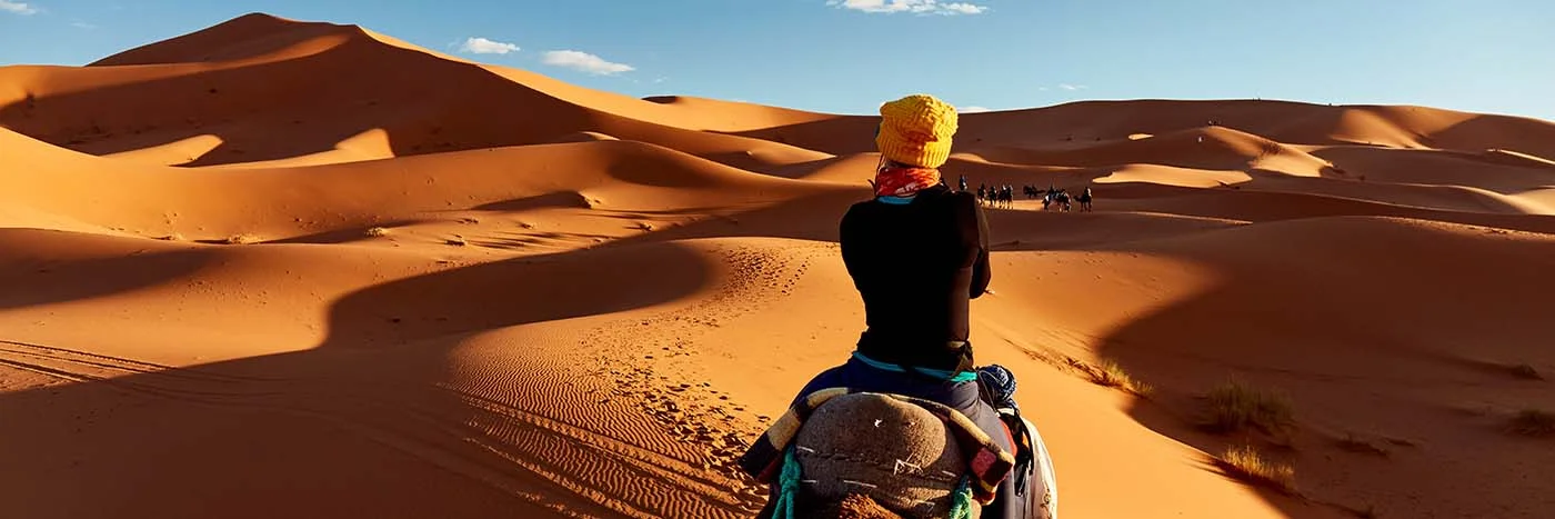 sahara desert camel woman