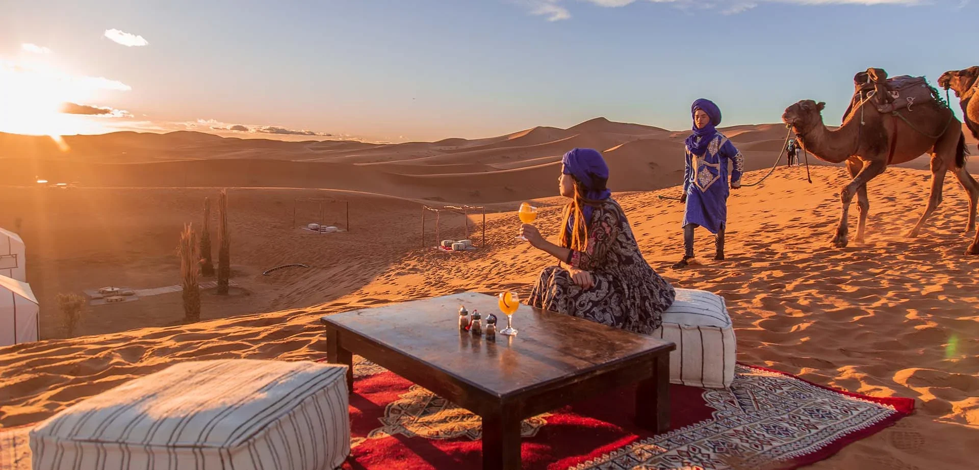 sahara desert luxury camping