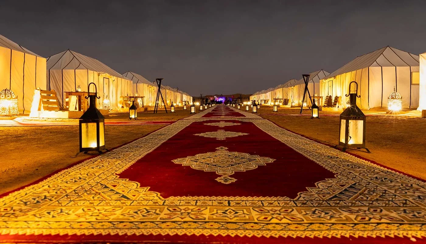 sahara desert luxury tent