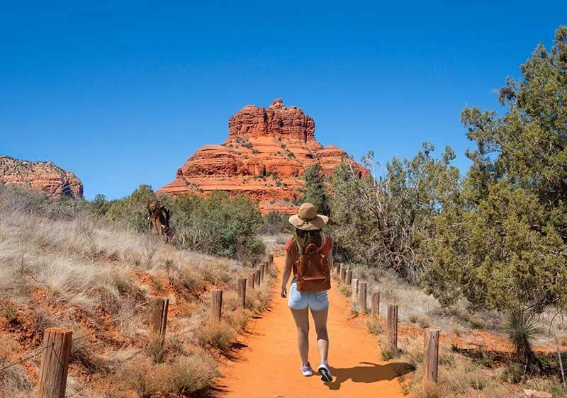 sedona woman hike 2 1 | Solo Travel For Women | Sisterhood Travels Group Tours