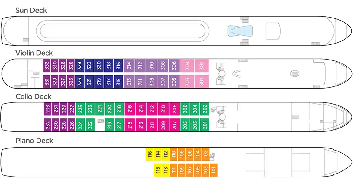 Amavenita Deck Plan