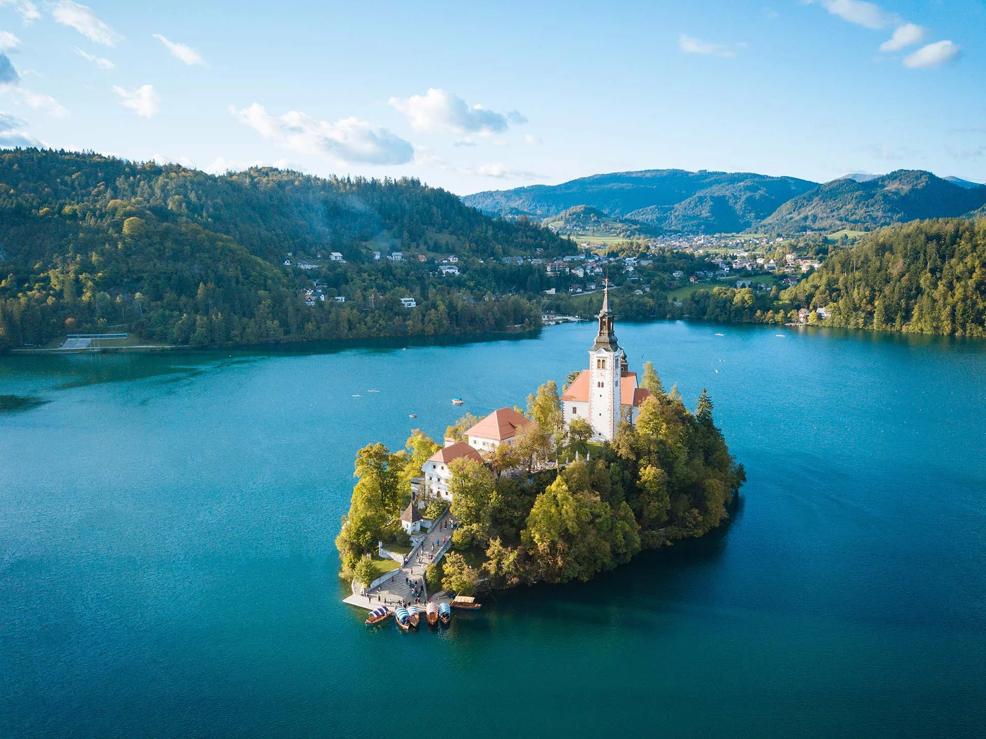slovenia lake bled church