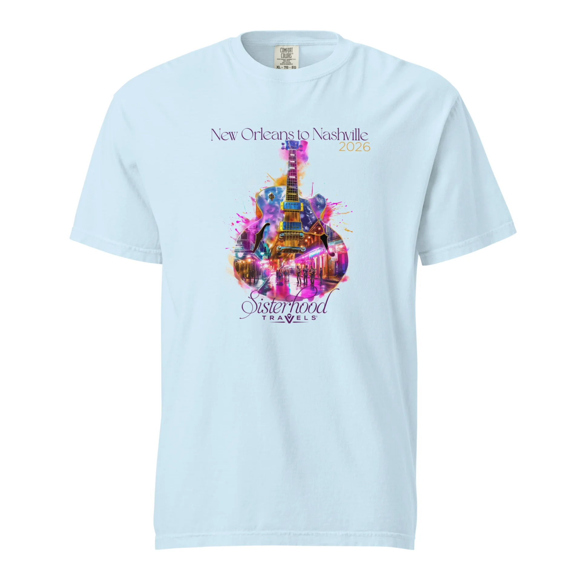 New Orleans to Nashville T Shirt 2026