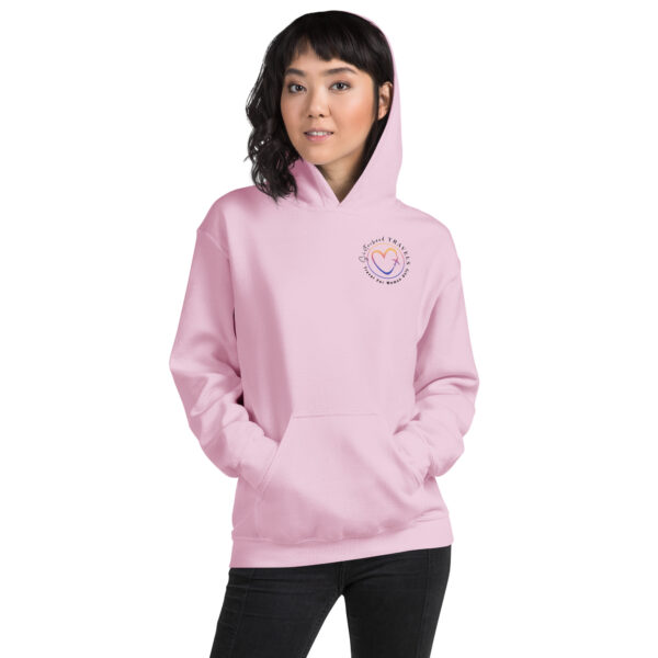 unisex heavy blend hoodie light pink front 649315ccc1fba | Solo Travel For Women | Sisterhood Travels Group Tours