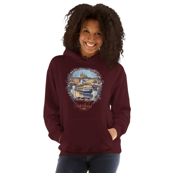 unisex heavy blend hoodie maroon front 66fc1dc894efc | Solo Travel For Women | Sisterhood Travels Group Tours